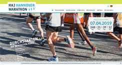 Desktop Screenshot of marathon-hannover.de